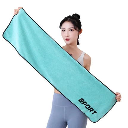 Asciugamano sportivo da palestra Asciugamano da bagno in fibra ultrafine Allenamento Yoga Asciugamani da spiaggia Asciugatura rapida Esercizio Assorbimento del sudore Asciugamano ad asciugatura rapida