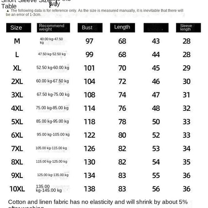 Men's High-End Loose Spring and Summer Chinese Style Short-Sleeved Cotton Linen Casual Breathable Shirt Collar T-shirt