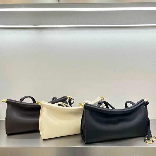 MENDY Borsa a tracolla piccola con design di nicchia Borsa a tracolla piccola da donna in pelle di vacchetta Borsa da sera elegante Party Row Nuovo designer di borse