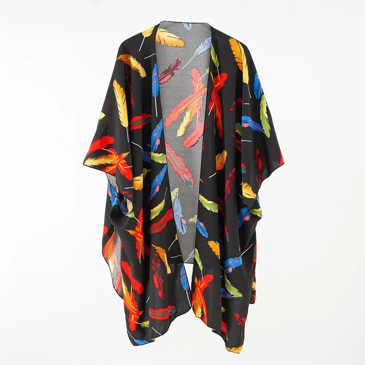 2024 Cardigan Kimono boho da donna Coverups larghi Beach Swim Bikini costume da bagno Cover up camicetta per costumi da bagno Resort Wear platinumshop