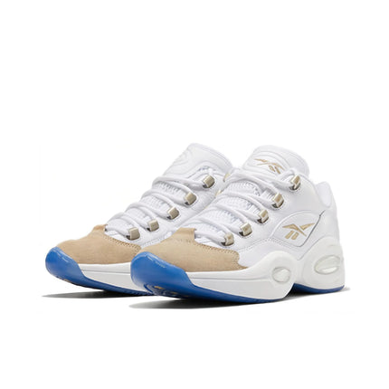 Reebok Question Cushioning Low top Basketball Shoes Unisex Yellow EF7609