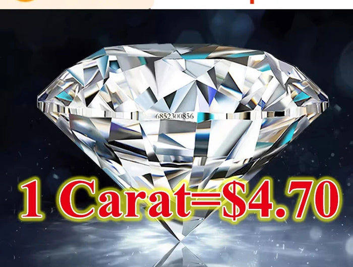 New Premium D Color VVS1 Moissanite Loose Stone Full Size Factory Wholesale Fine Jewelry Certified Moissanite Diamonds With GRA PlatiNum