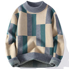 Fashion Fall Winter Japanese Style Turtleneck Sweater Men High End Mens Christmas Sweaters Thick Warm Striped Pullover