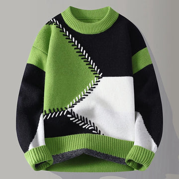 Winter Sweaters men Letter pattern thick sweater men Student youth sweaters autumn Men's wool pullovers full