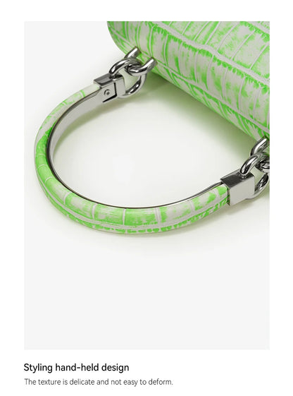 BAFELLI 2025 NUOVA BORSA DA DONNA DESIGNER ORIGINALE MARCA DI LUSSO CAT CASUAL STYLE TREND BORSA BORSA IN PELLE CROCODILE