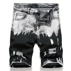 Estate nuovi jeans corti da uomo elasticizzati slim pantaloncini di jeans dal design retrò alla moda streetwear pantaloncini cargo in cotone 98% uomo