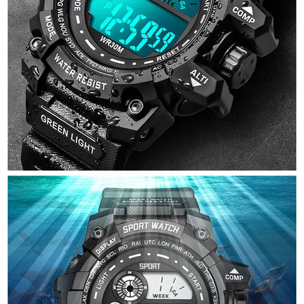 Nuovi uomini LED orologi digitali luminosi moda Sport orologi impermeabili per uomo data esercito orologio militare Relogio Masculino platinumshop