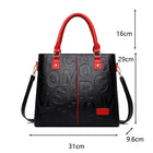 PU Leather Casual Crossbody Bags for Women Ladies Luxury Designer Tote Handbag Female Large Capacity Travel Shoulder Bag Sac PlatiNum