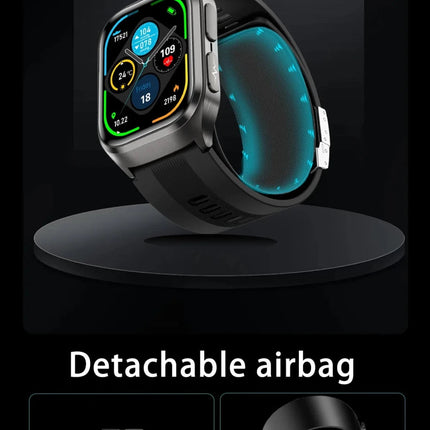 2026 Nuovo aggiornamento AI diagnostico Airbag pressione sanguigna precisa salute SmartWatch acido urico ECG lipidi nel sangue Smartwatch uomo donna platinumshop