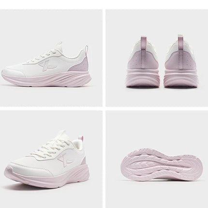 Xtep Running Shoe for Women Support Yu Yi Fw Cushioning Shock WaterProof Stability Durability Breathable Sneakers 875418110055 PlatiNum
