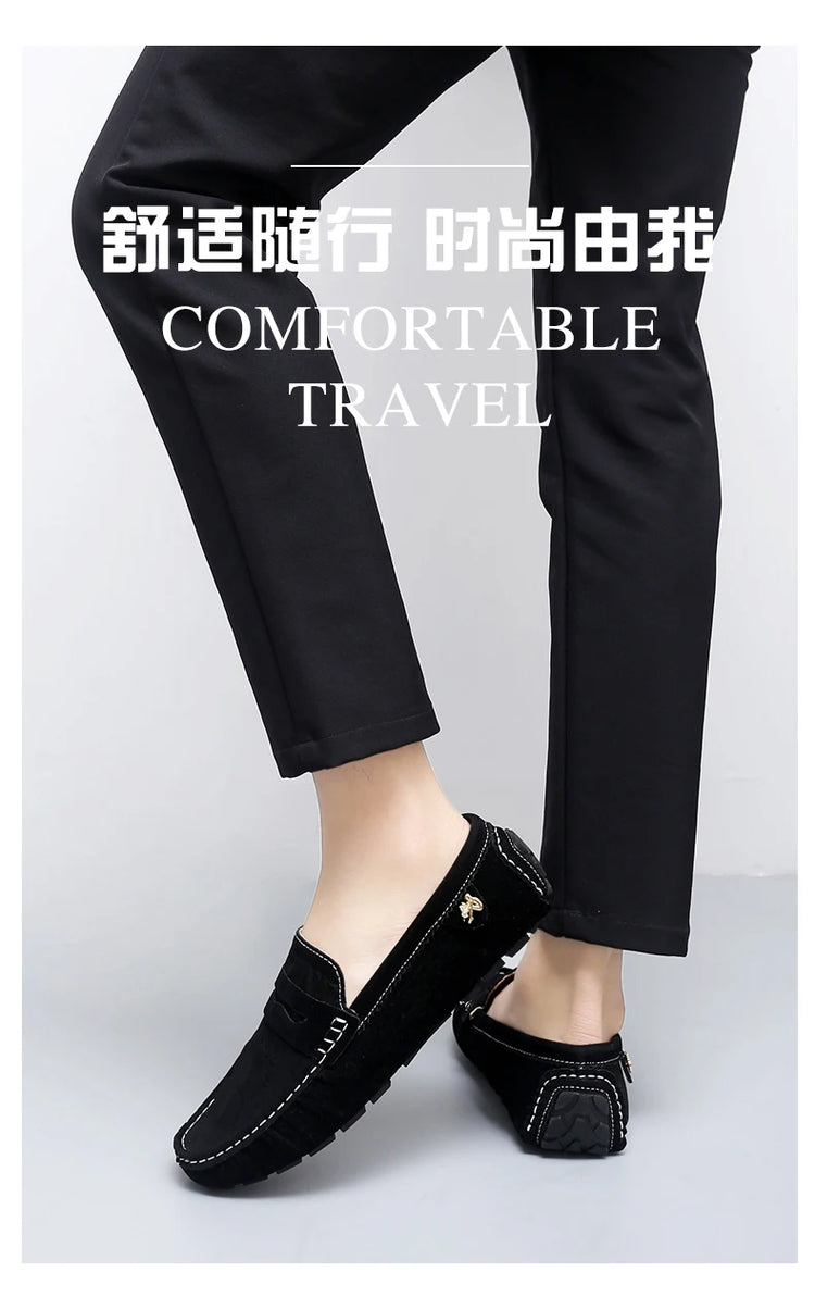 Scarpe Italiane Formali da Uomo, Mocassini in Pelle Fatti a Mano, Scarpe Casual da Guida, Slip-on di Lusso Comodi per Uomo