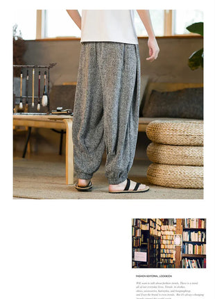 Pantaloni da jogging in seta di ghiaccio da uomo pantaloni casual stile Harajuku cinese da uomo pantaloni sportivi Harlem allentati ricamati streetwear 5XL