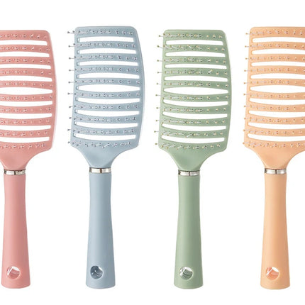 1pc anti-static massage brush  women's hair and scalp massage comb - straight hair professional tool Special for real hair wigs