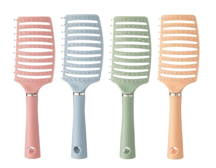 1pc anti-static massage brush  women's hair and scalp massage comb - straight hair professional tool Special for real hair wigs