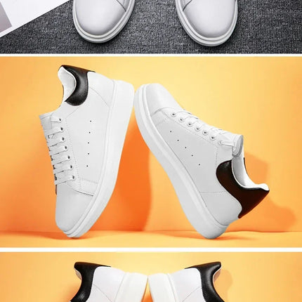 New Men women sneakers height increasing shoes invisible 6 8 10cm heighten sports shoes man taller lift white elevator shoes
