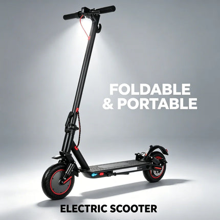 Monopattino elettrico per adulti da 350 W, pneumatici resistenti alle forature da 10 pollici, doppia sospensione anteriore e posteriore, pieghevole, ideale per gli spostamenti urbani