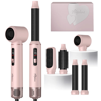 Ukliss 5 in 1 Hair Dryer Hot Comb Set Professional Curling Iron Hair Straightener Styling Tool For Professional Hair Dryer Household