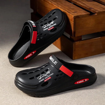 Ciabatte Unisex in EVA Traspiranti Antiscivolo con Suola Spessa, Scarpe Forate ad Asciugatura Rapida, Ciabatte Casual per Uomo e Donna, Ideali per Spiaggia, Giardino e Attività all'Aperto