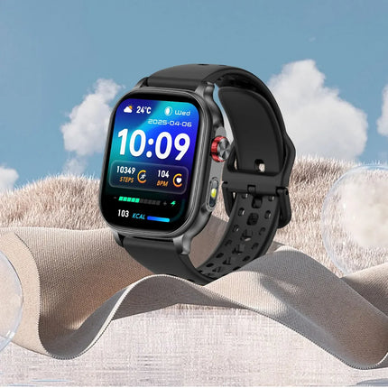 2026New Smart Watch Fitness Clock Men 2.01" AMOLED Screen 1400mAh 130+ Days Battery Life Flashlight Call Waterproof Smartwatches