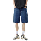 2025 Nuovi pantaloncini estivi Jeans da uomo Pantaloni in denim Stretch Blu scuro Fashion Design Jea