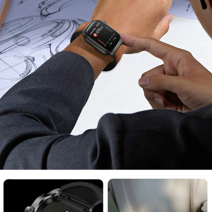 2026 Nuovo Misurazione Accurata Salute Smart Watch ECG + PPG Acido Urico Pressione Sanguigna Lipidi Nel Sangue Chiamata BT Smartwatch Per Le Donne Degli Uomini platinumshop