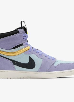 Scarpe da ginnastica Nike originali Air Jordan 1 con cerniera alta da uomo CW6576-500 platinumshop