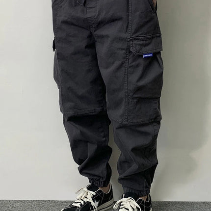 High Quality Cotton Cargo Pants For Men Japanese Streetwear Plus Size Tactical Pants Harajuku Casual Joggers Fashion Trousers