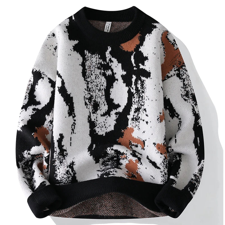 Autumn and winter Men's Fashion casual Round Neck Warm sweater slim fit Sweaters Men sweater male Thicken Warm wool pullovers