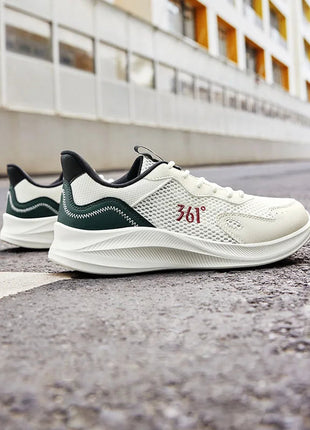 361 Degrees Men Running Shoes Wear-resistant Comfortable Soft Supportive Jogging Lightweight Breathable Male Sneakers 672422252 PlatiNum