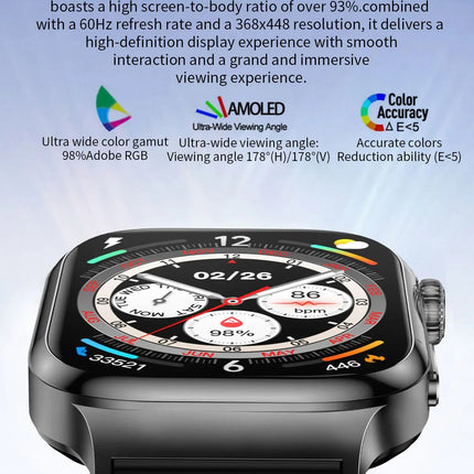 2026 Nuovo Misurazione Accurata Salute Smart Watch ECG + PPG Acido Urico Pressione Sanguigna Lipidi Nel Sangue Chiamata BT Smartwatch Per Le Donne Degli Uomini platinumshop