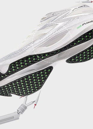 361 Degrees FLAME 3.0 Men Women Running Shoes Carbon Plate Racing Rebound Stable Breathable Wear-resistant Sneakers 672412207 PlatiNum