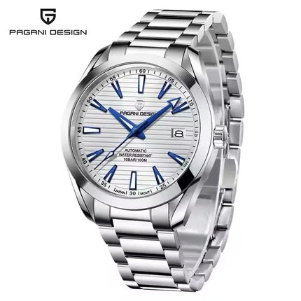 PAGANI DESIGN A150 40MM Orologio meccanico automatico da uomo con vetro zaffiro, sportivo, subacqueo, in acciaio inossidabile, impermeabile, per uomo
