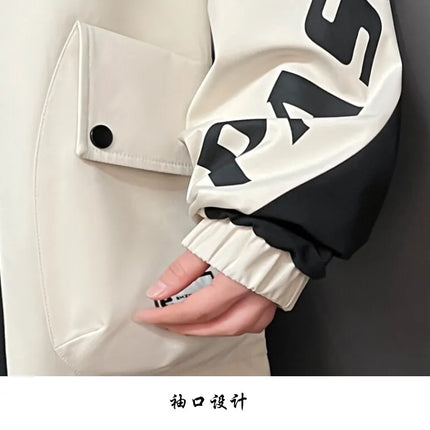 Fashion 2026 Spring Autumn Men's Casual Hooded Jackets Youth High Quality Streetwear Loose Coat Outdoor Windbreaker Top Clothing
