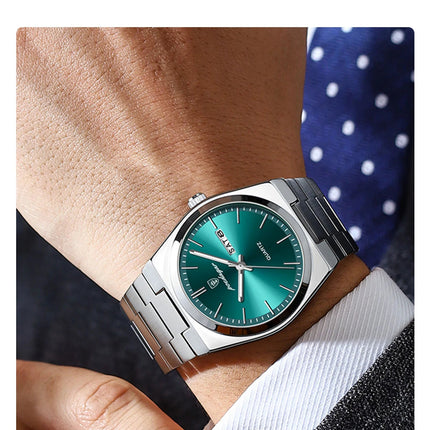 POEDAGAR Orologi da uomo di lusso Impermeabile luminoso Data Settimana Orologio da uomo in acciaio inossidabile Moda casual Orologio da polso da uomo al quarzo Reloj platinumshop