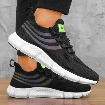 Scarpe sportive Casual da uomo Sneakers leggere e traspiranti appartamenti antiscivolo Outdoor Running Walking Tenis scarpe da Jogging atletiche