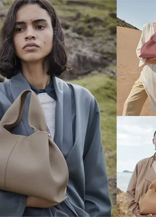 Borsa a Tracolla di Lusso da Donna Designer Autunno/Inverno 2025 – Con Motivo Lychee e Dettaglio a Nuvola sulle Spalle