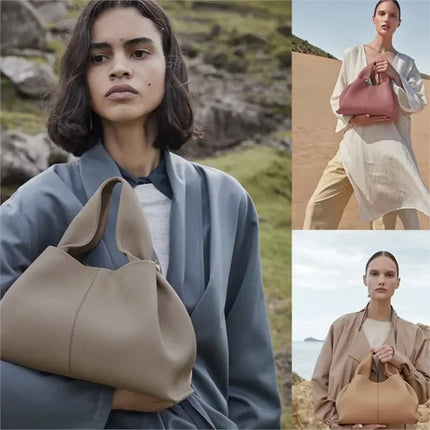 Borsa a Tracolla di Lusso da Donna Designer Autunno/Inverno 2025 – Con Motivo Lychee e Dettaglio a Nuvola sulle Spalle