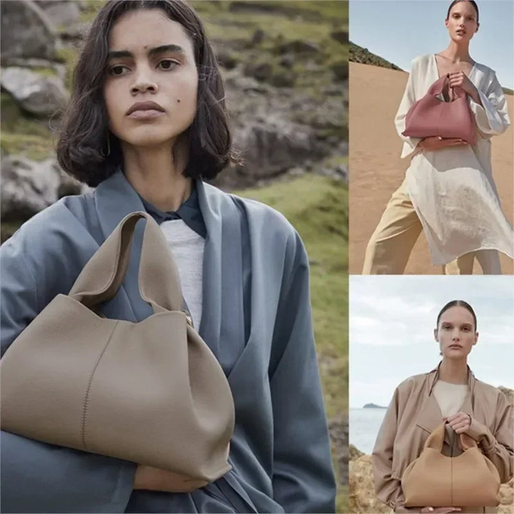 Borsa a Tracolla da Donna di Alta Gamma Autunno/Inverno 2025 – Design con Motivo Lychee e Tracolla a Nuvola