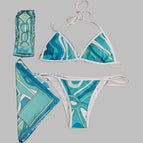 bikini with ribbon scarf 2 / S