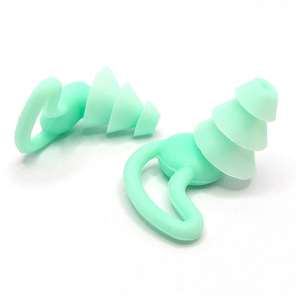 Tappi per Orecchie da Nuoto in Silicone, Protezioni Auricolari Impermeabili a 3 Strati, Tappi Morbidi Antirumore per Adulti