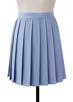 Gonna longuette a pieghe a vita alta da donna Y2k Estate al ginocchio stile preppy Harajuku Hot Street School Cosplay Casual Faldas femminili