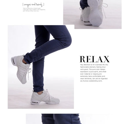 New Soft Outsole Breath Dance Shoes Women Sports Feature Dance Sneakers Jazz Hip Hop Shoes Woman Dancing Shoes Ladies Sneakers