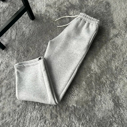 2025 European and American fashion embroidery design men clothing set Y2k street Harajuku Gothic loose couple casual tracksuit PlatiNum