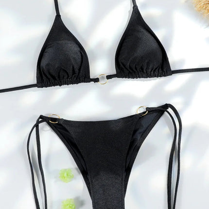Miyouj Nuovi Bikini Stampati Costumi da bagno Donna Costume da bagno sexy Fasciatura Bikini Set 2024 Beachwear String Costumi da bagno Micro Biquinis platinumshop