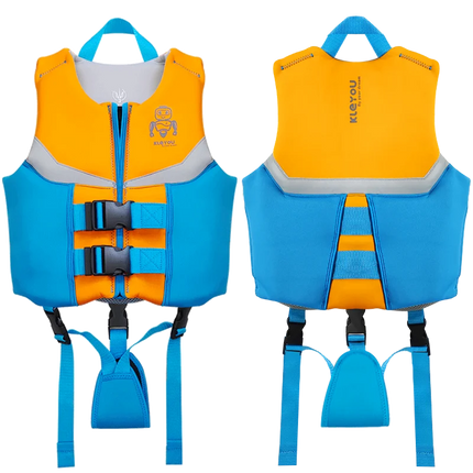 Gilet di galleggiamento per bambini, giubbotto di salvataggio per bambini, giubbotto da nuoto per ragazzi e ragazze, ausilio per il nuoto con galleggiamento del costume da bagno