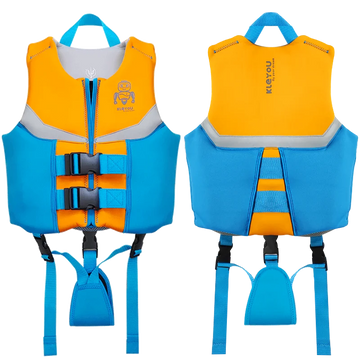 Gilet di galleggiamento per bambini, giubbotto di salvataggio per bambini, giubbotto da nuoto per ragazzi e ragazze, ausilio per il nuoto con galleggiamento del costume da bagno