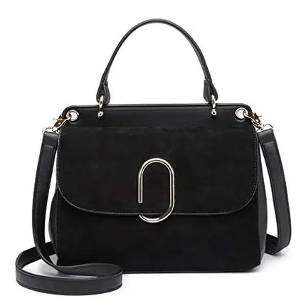 Miss Lulu piccola borsa da donna elegante borsa a tracolla borsa a tracolla in ecopelle elegante Shopper per donna