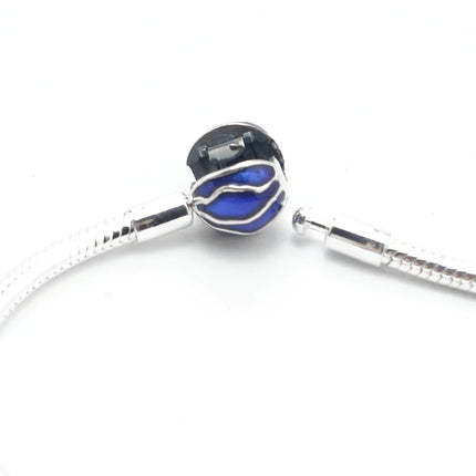 Bracciale con ciondolo in argento sterling 925 di Fmrose Jewelry per la moda femminile, bracciale classico a forma di cuore, gioielli di alta qualità PlatiNum