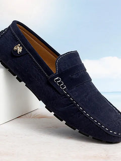 Scarpe Italiane Formali da Uomo, Mocassini in Pelle Fatti a Mano, Scarpe Casual da Guida, Slip-on di Lusso Comodi per Uomo