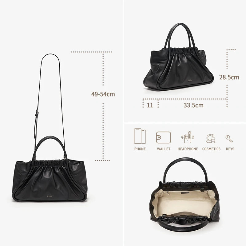 BAFELLI 2025 NUOVA borsa da DONNA STILE borsa in vera pelle marchio di lusso DESIGNER borse a spalla qualità TOTE ORIGINALE